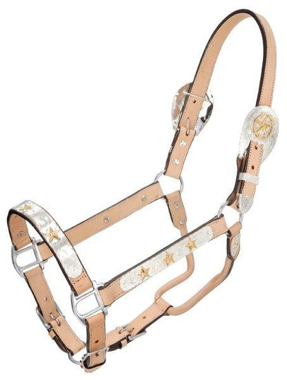 Silver Royal Gold Star Show Halter