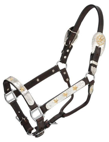 Silver Royal Gold Star Show Halter