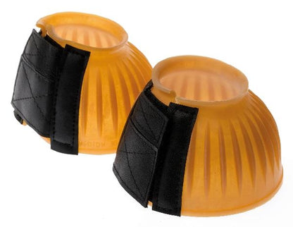 Roma Ribbed Rubber Velcro Bell Boots