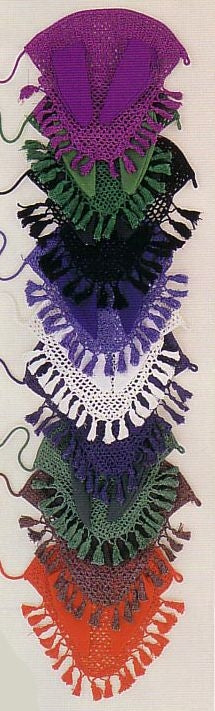 Horse Fare Crochet Ear Net with Tassels
