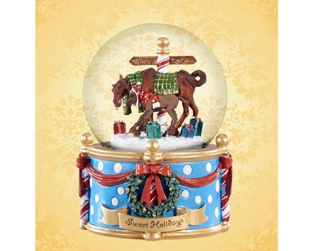 Breyer Sweet Holiday Musical Globe 2014