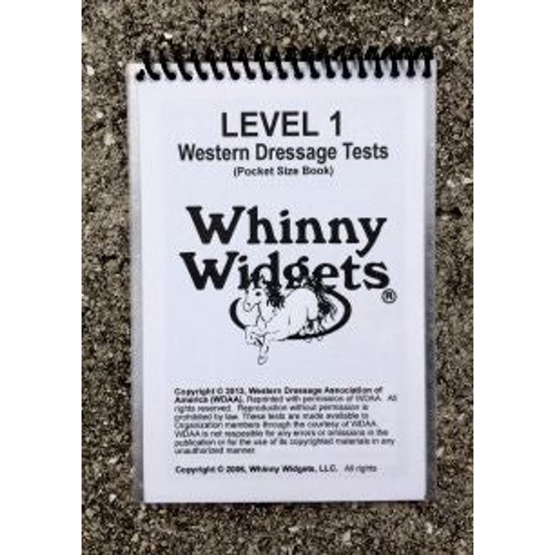 Whinny Widgets 2015 Western Dressage Test Book - Level 1