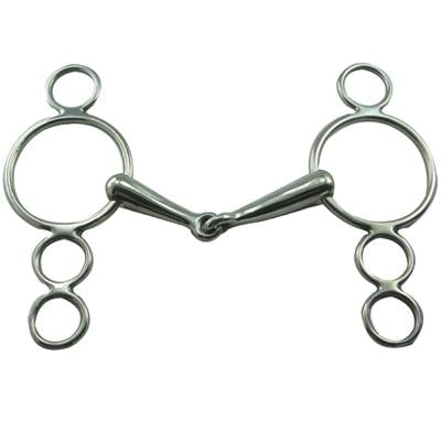 Coronet Contental 3 Ring Gag Bit 16Mm Mouth 5.75