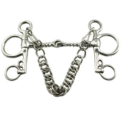 Coronet Jointed Corkscrew Pelham Bit 5