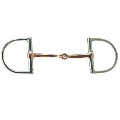 Coronet Large Dee Snaffle with Copper Mouth Bit 5.5