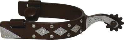 Ladies Antique Diamonds And Dots Rhinestones Br