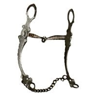 Coronet Black Snaffle with Engraved Cheeks Bit 5