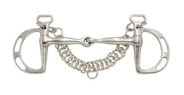 SS Lightweight Slotted Kimberwick Bit 5