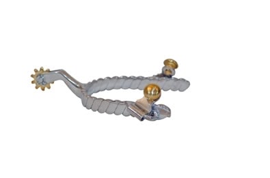 Stainless Steel Roping Spur Twisted Wire Band Br