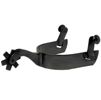 Metalab Mens Black Satin Spur Black Satin
