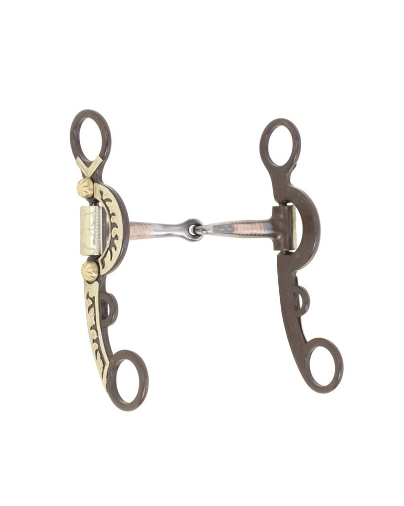 Snaffle Mouth with Copper Inlay Bit