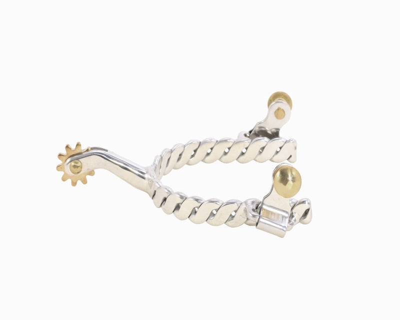 SB Rowel & Button Twisted Spur