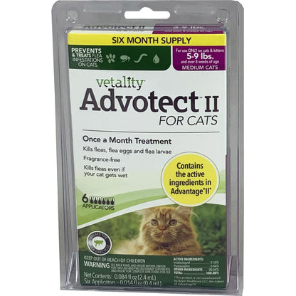 Vetality Advotect Ii Flea And Tick For Cats