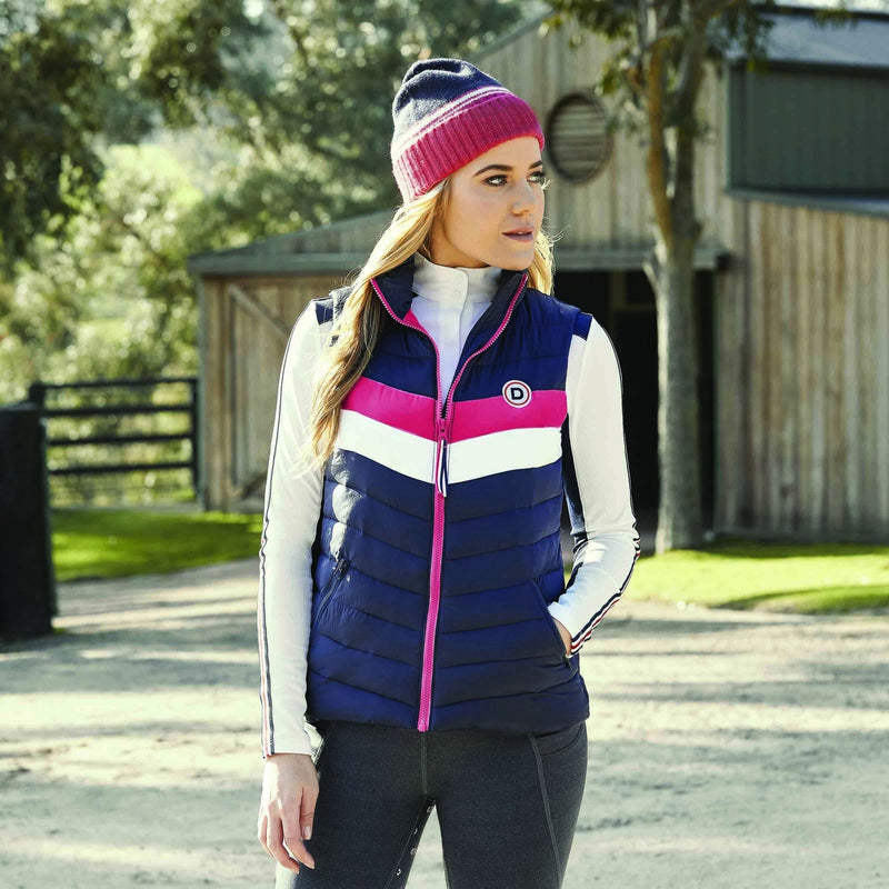 Dublin Ladies Leah Puffer Vest Medium True Navy