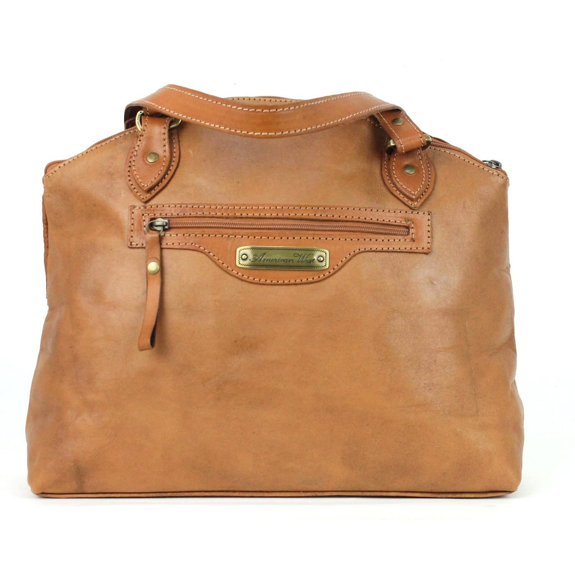 American West Texas Rose Zip Top Tote