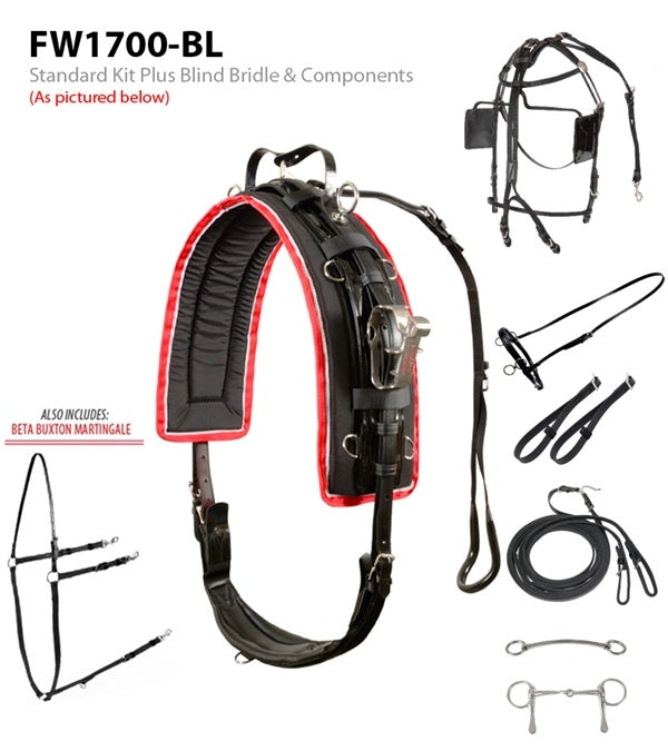 Feather-Weight LITE-N-TUFF All Weather Coated Nylon Race Harness