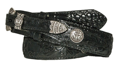 Jack Daniels Alligator Print Ranger Belt with Buckle