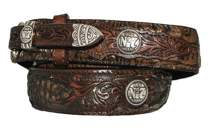 Jack Daniel's Alligator Print Ranger Belt with Buc