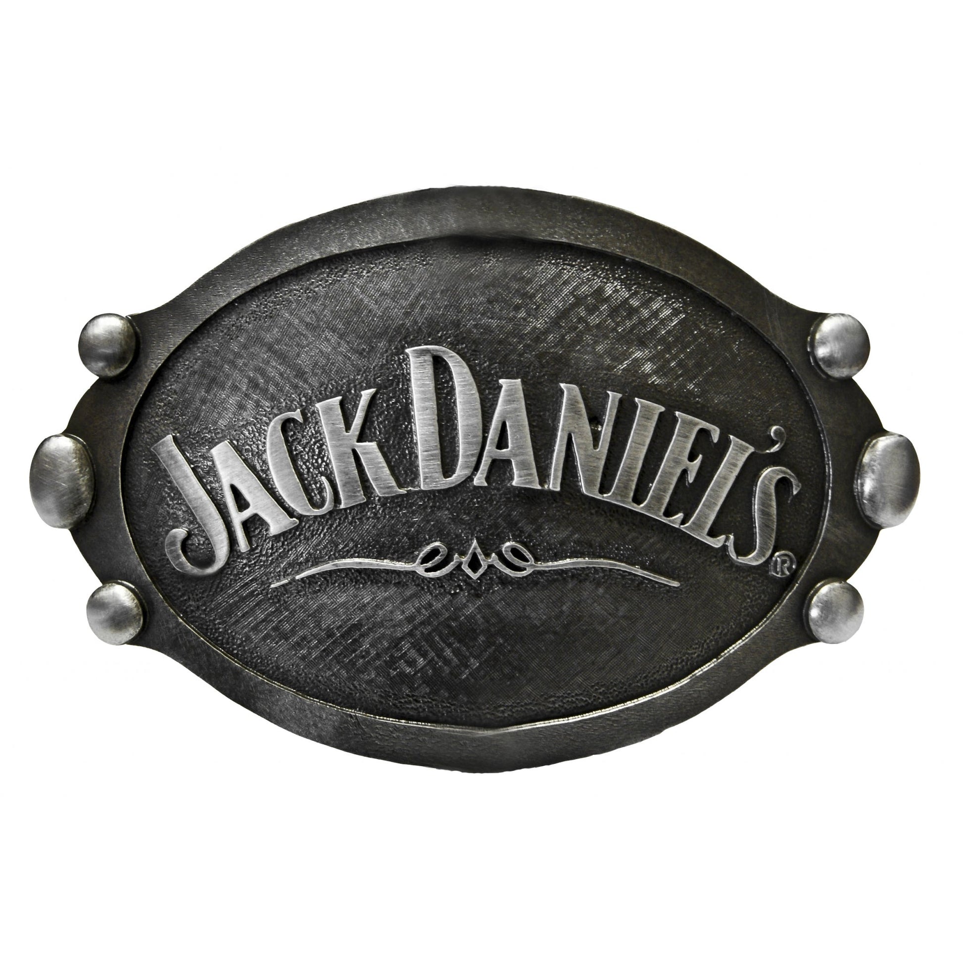 Jack Daniel's Swing Filigree Oval Large Beaded Buckle