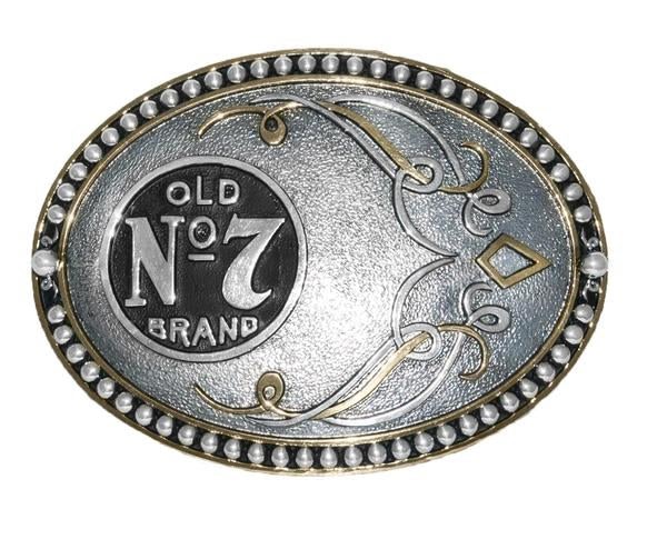 Jack Daniels Swing Bug Logo Buckle