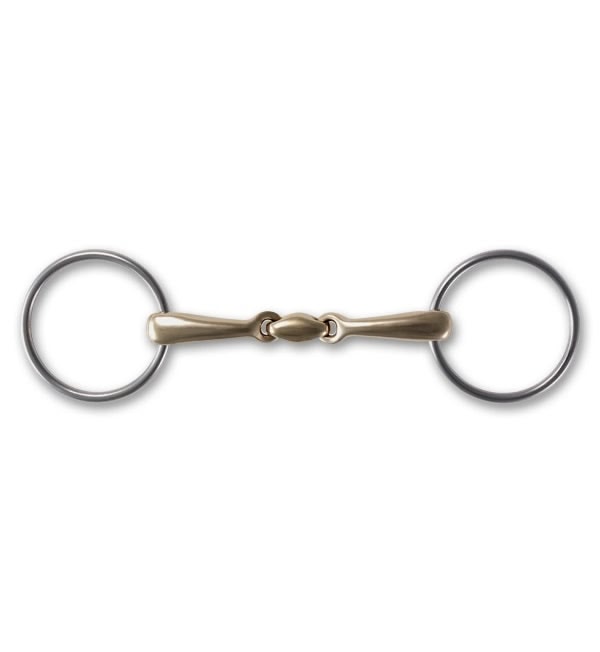 Stubben STEELtec Loose Ring Snaffle Bit 18mm