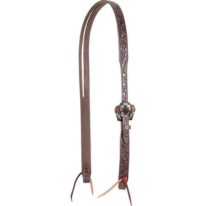 Cashel Guns & Roses Slip Ear Tooled Headstall