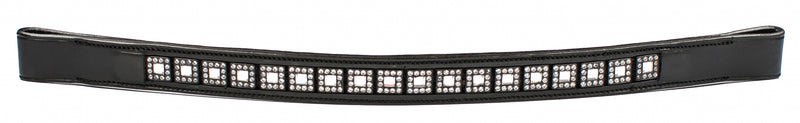HK Americana Crystal Outline Browband- 1 Inch Wide
