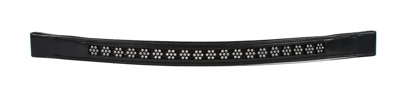 HK Americana Flower Crystal Browband- 1 Inch Wide
