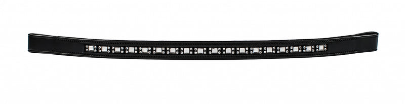 HK Americana Square and Round Crystal Browband- 3/4 Inch Wide