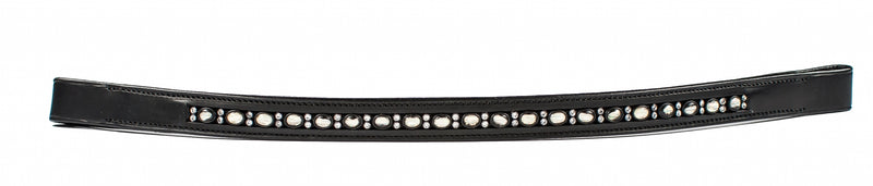 HK Americana Teardrop Crystal Browband- 3/4 Inch Wide