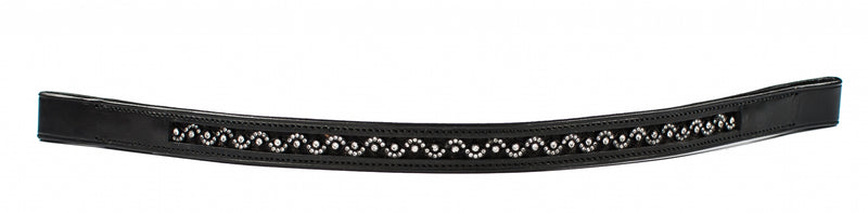 HK Americana Winding Crystal Browband- 3/4 Inch Wide