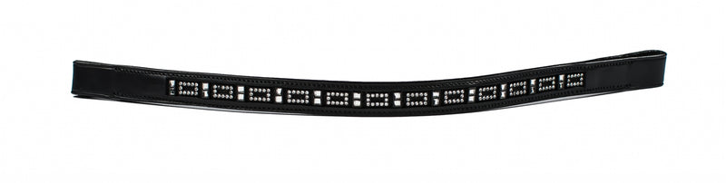 HK Americana Mini Square Crystal Browband- 3/4 Inch Wide