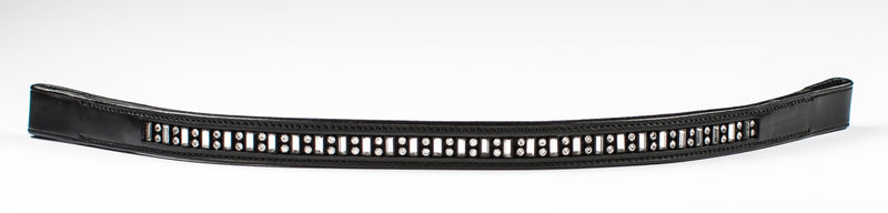 HK Americana Vertical Baguette Browband- 3/4 Inch Wide