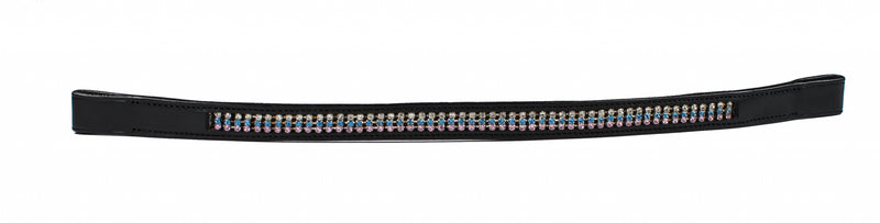 HK Americana Triple Row Crystal Browband- 3/4 Inch Wide