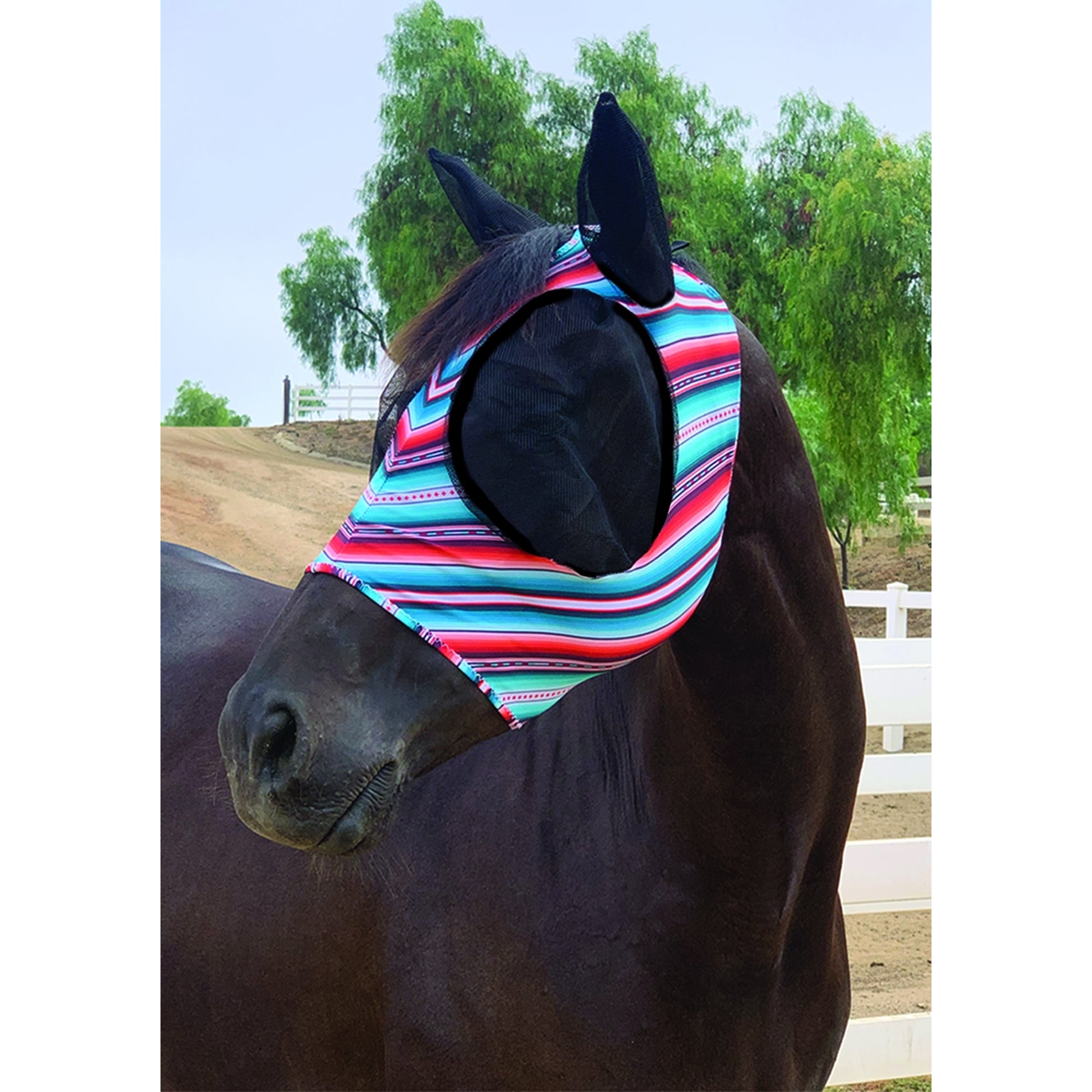 Professionals Choice Comfort Fit Lycra Fly Mask Po