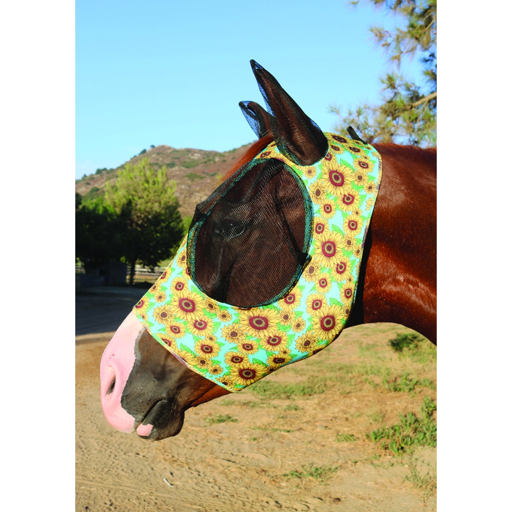 Professionals Choice Comfort Fit Lycra Fly Mask Po