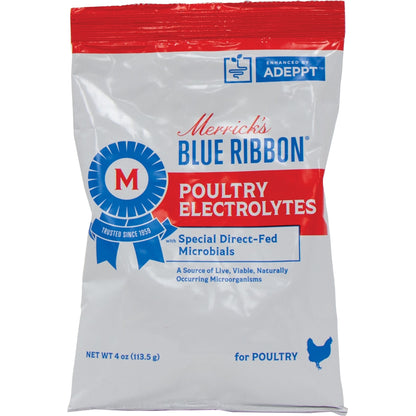 Merricks Blue Ribbon Poultry Electrolytes 4 oz