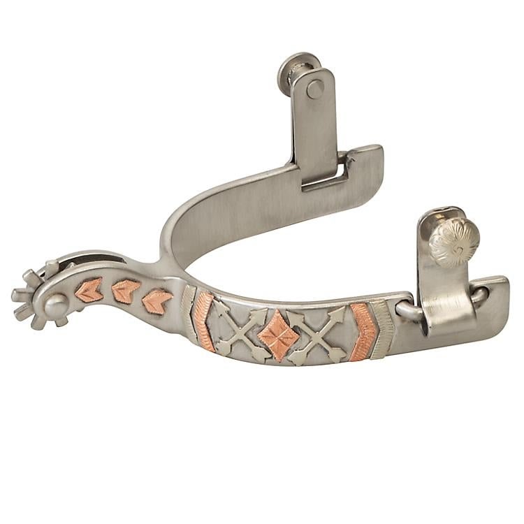 Weaver Leather Ladies Steel Arrow Cross Spurs