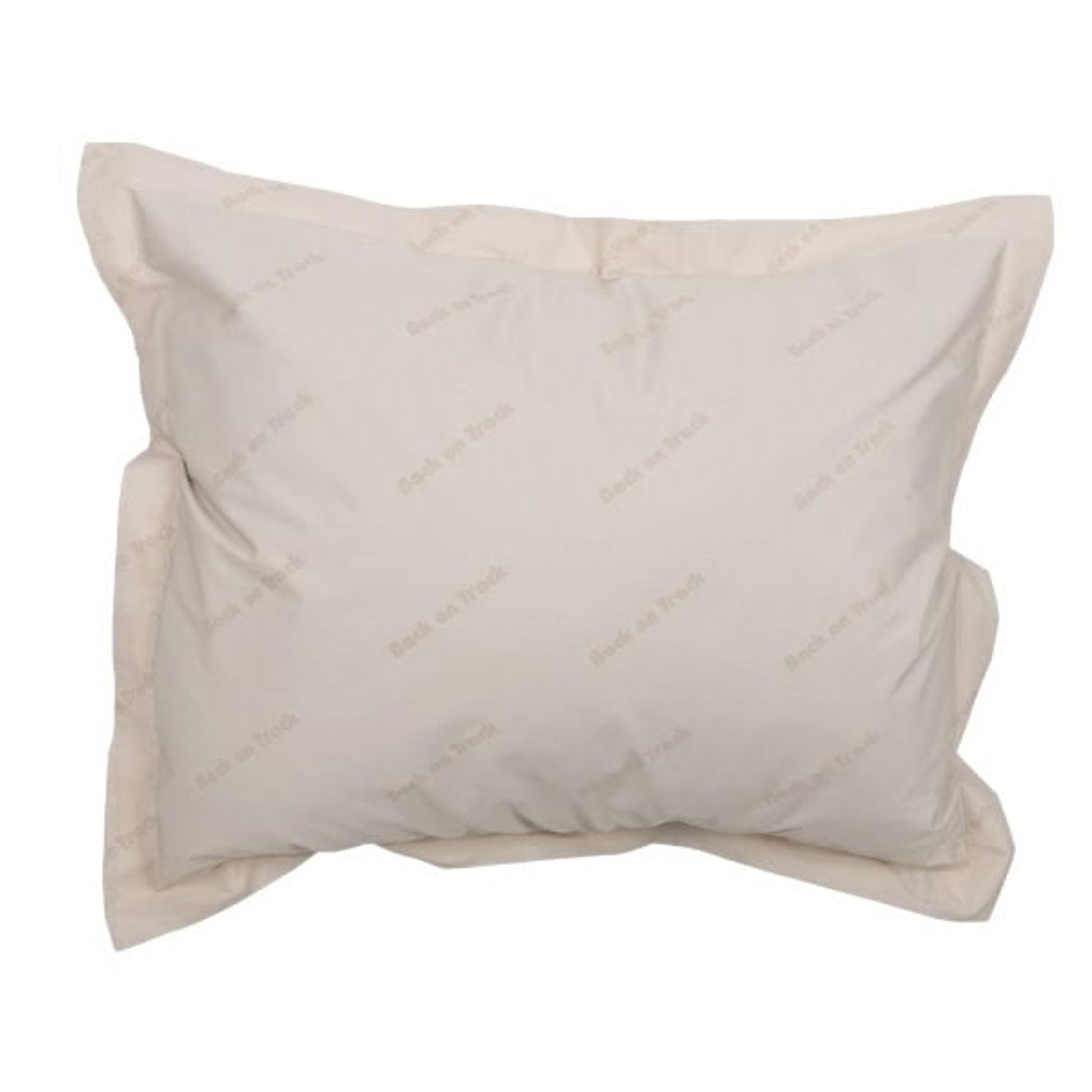 Back On Track Pillow Case White
