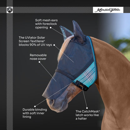 Kensington Uviator Catchmask With Ears Removable Nose