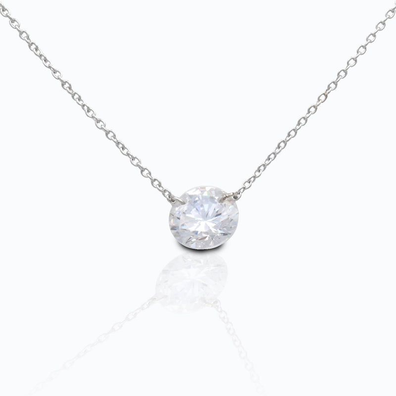 Kelly Herd Clear Stone Naked Pendant - 1CT