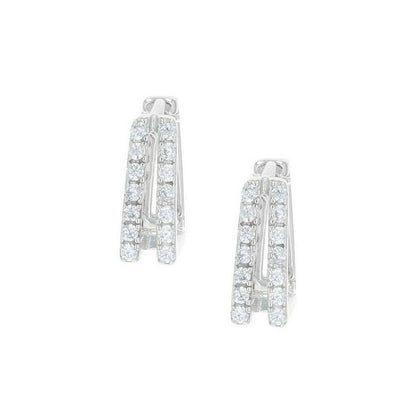 Montana Silversmiths Minimal V Stirrup Earrings Cu