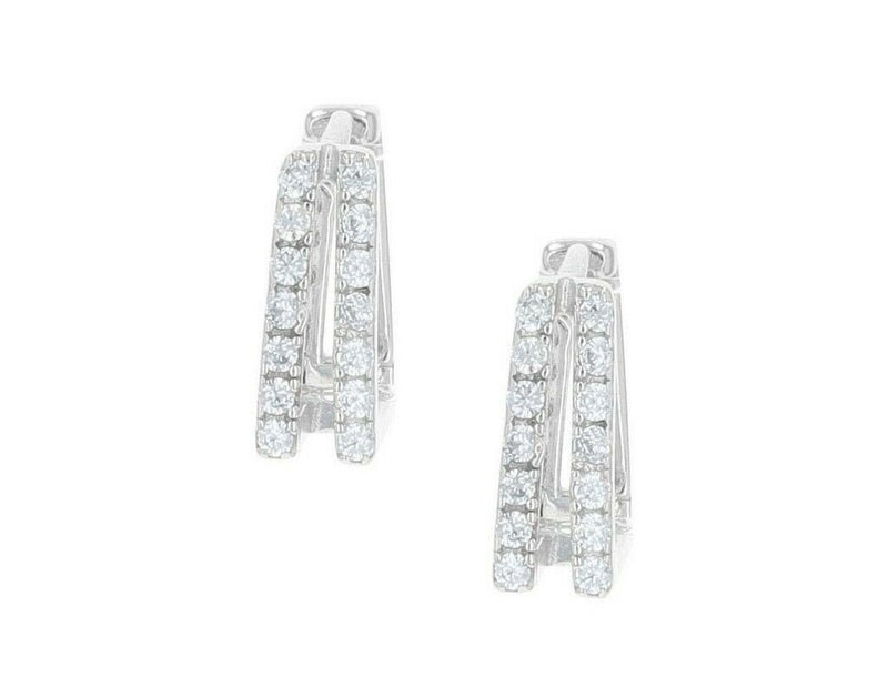 Montana Silversmiths Minimal V Stirrup Earrings Cu