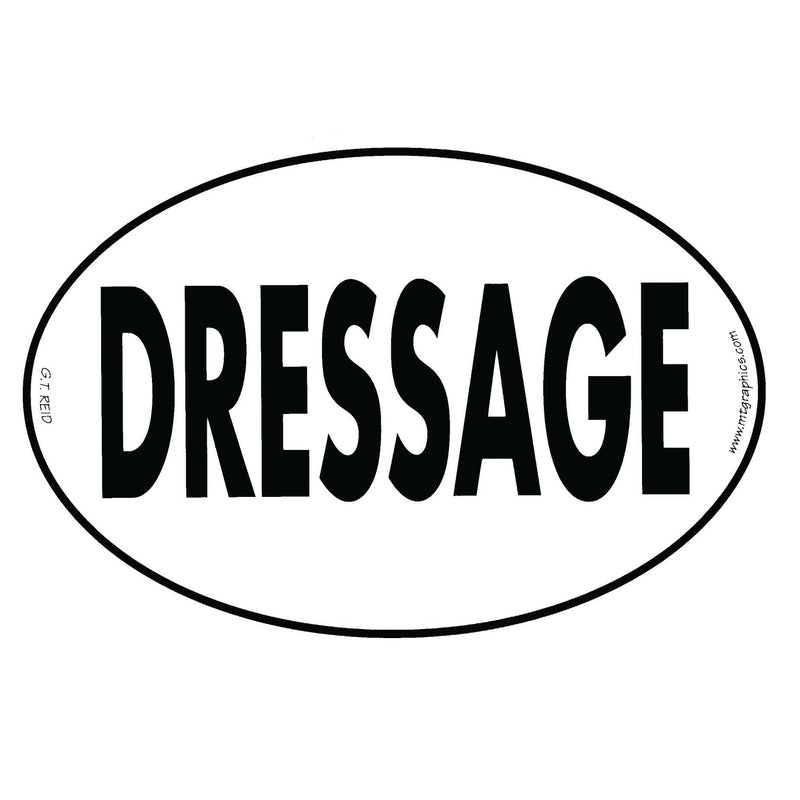 Euro Dressage Vinyl Stickers - Set Of 3
