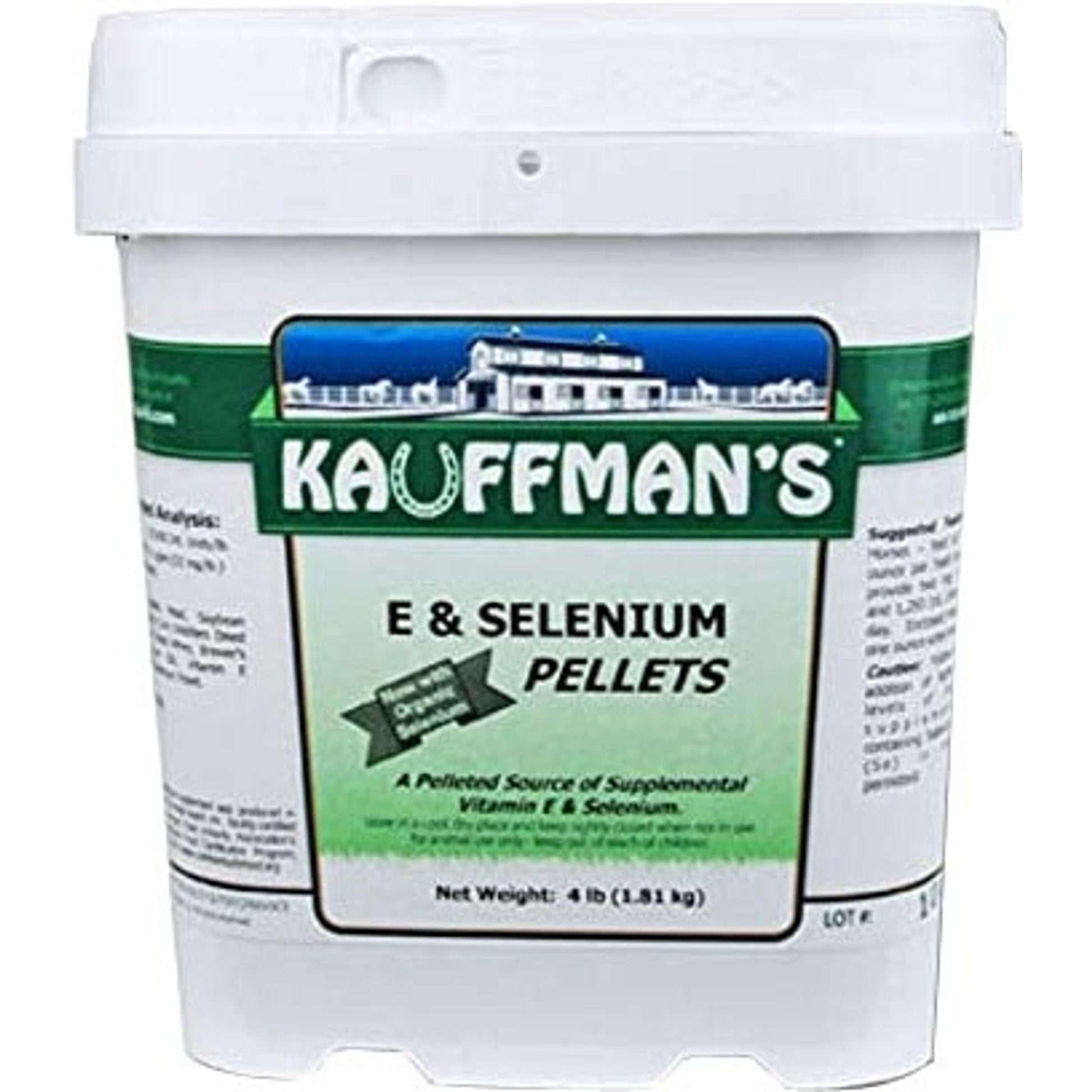 Kauffmans Vitamin E And Selenium Pellets