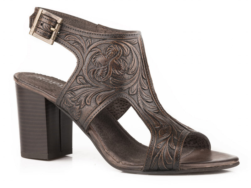 Roper Ladies Mika II Open Toe Mules with Back Strap
