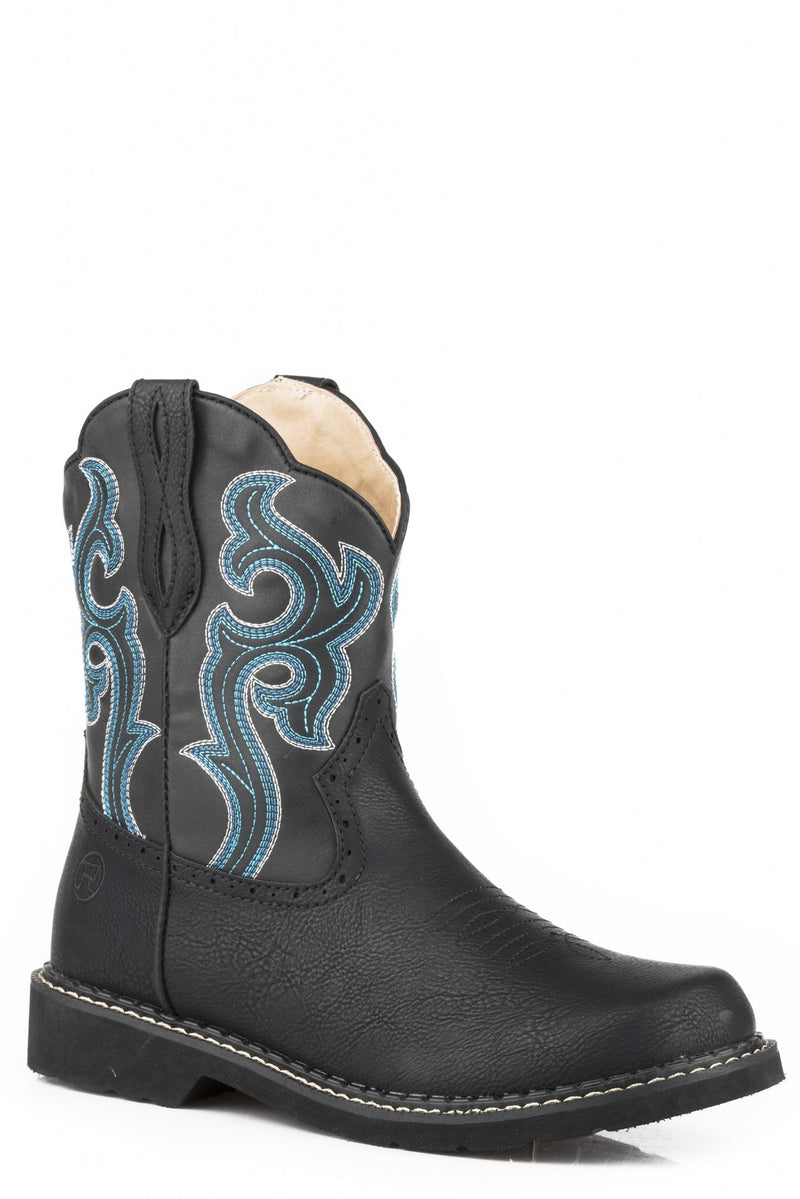 Roper Ladies Chunk Rider Faux Leather Boots