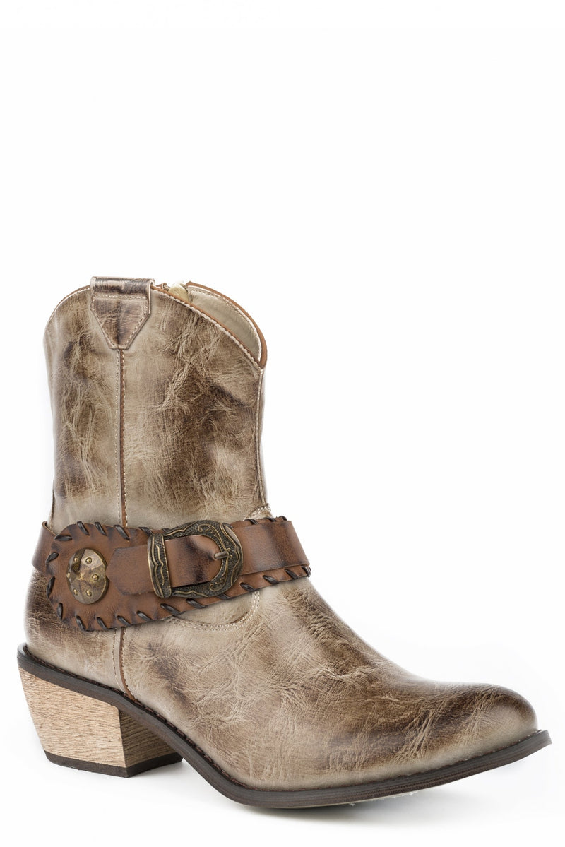 Roper Ladies Mae Shorty Leather Boots