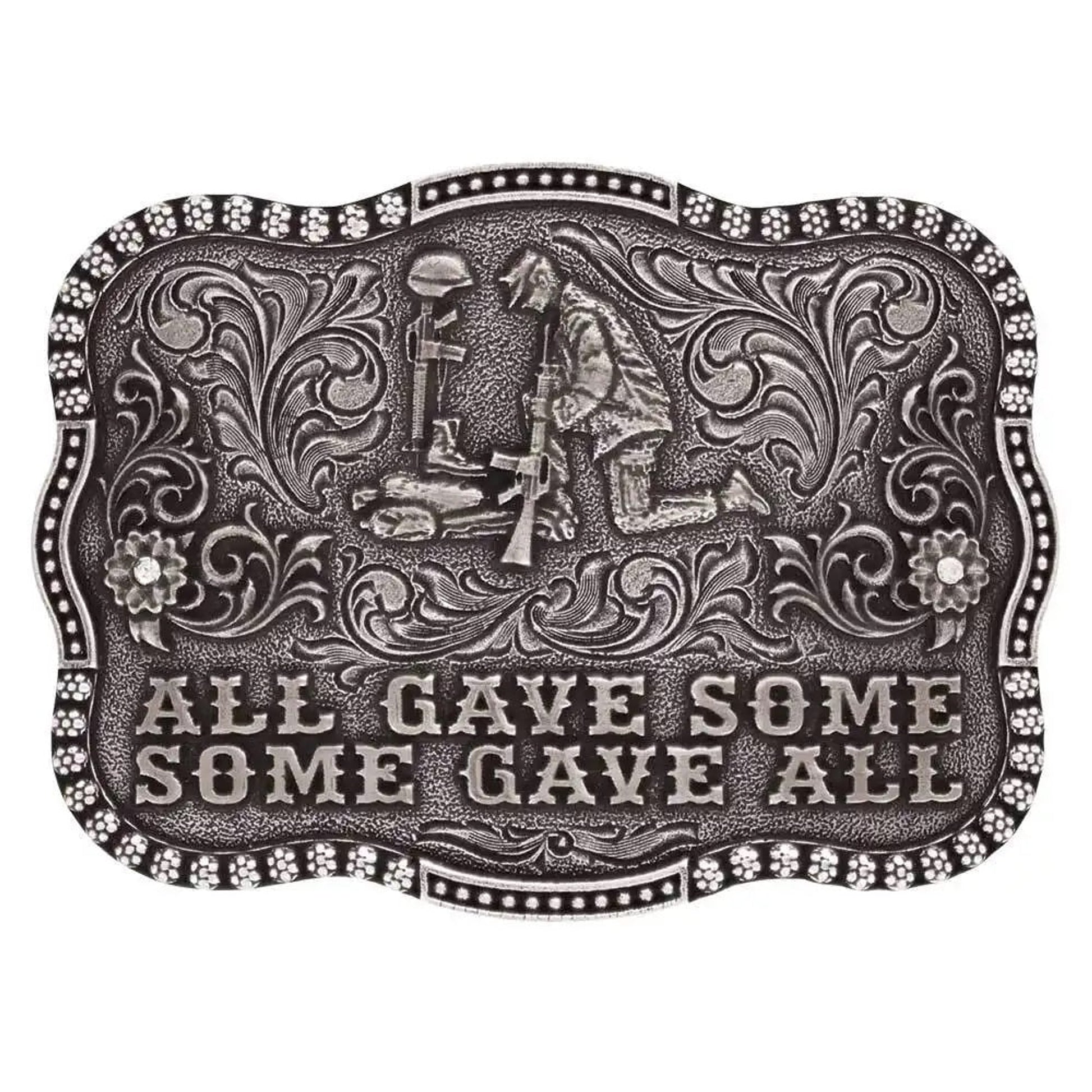 Montana Silversmiths All Gave Some Rememberance Attitude Buckle