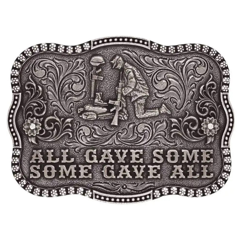 Montana Silversmiths All Gave Some Rememberance Attitude Buckle